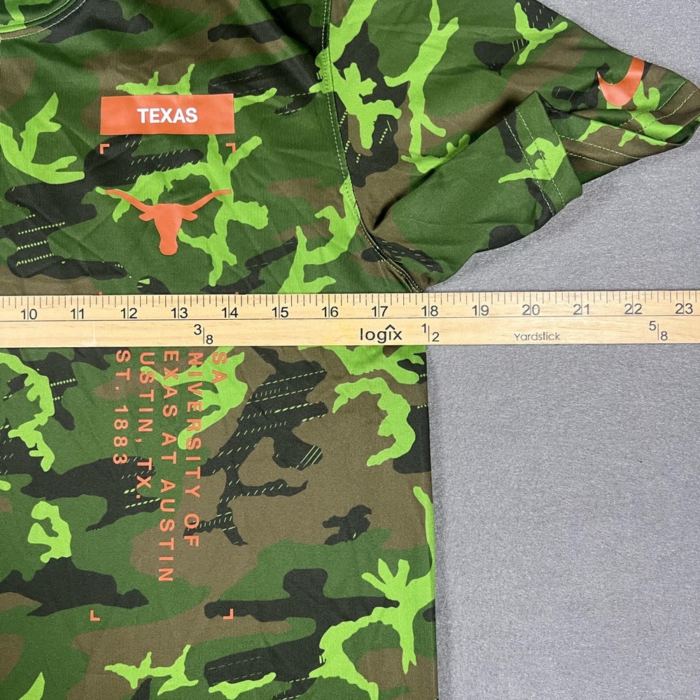 Lot Of 3 Nike & Coliseum Texas Longhorns Green Orange White Camo Shirts Sz S - Picture 5 of 16